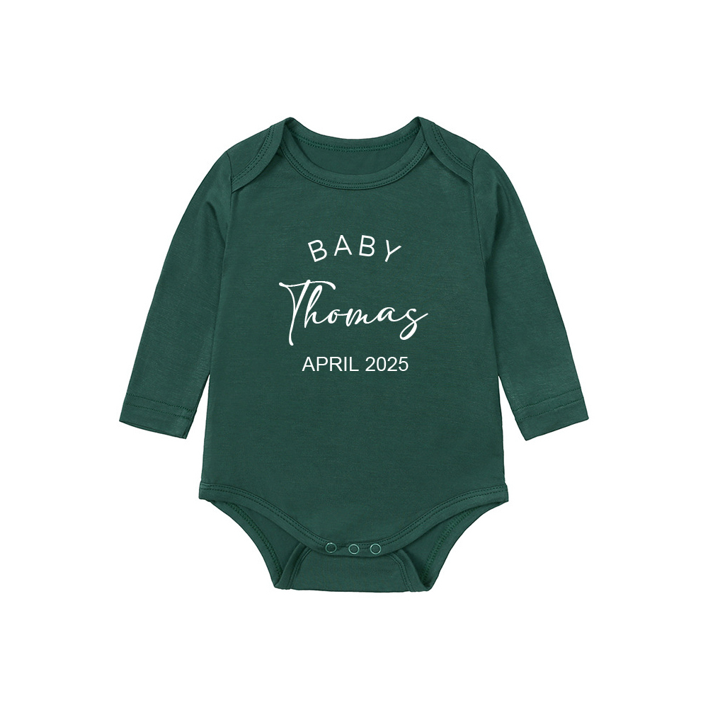 Personalized Personalized Baby Coming Home Romper | CWBaby318