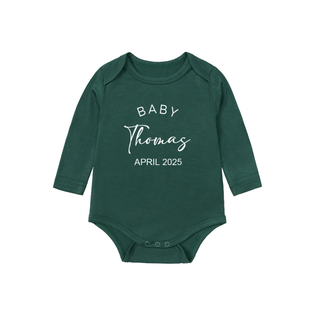 Personalized Personalized Baby Coming Home Romper | CWBaby318