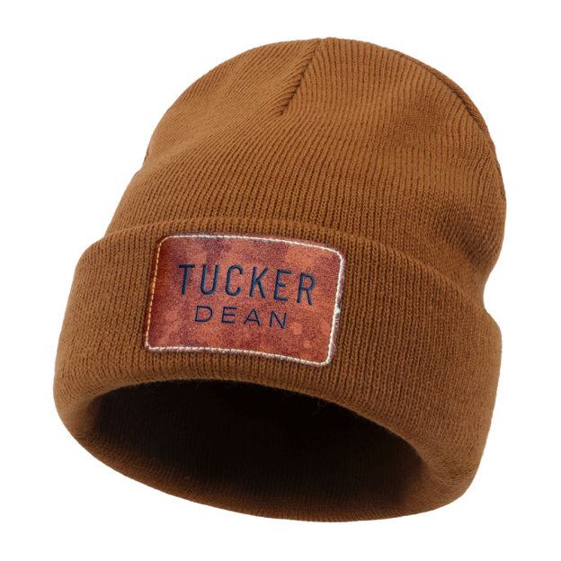 Personalized Classic Leather Patch Beanies For Kid & Adult | HSKid65