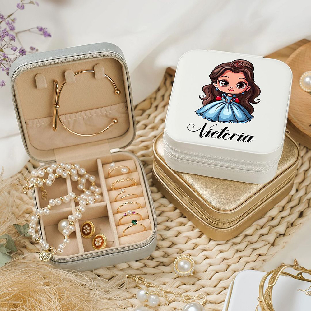 Personalized Cute Princess Jewelry Box for Little Girl | CWToy157