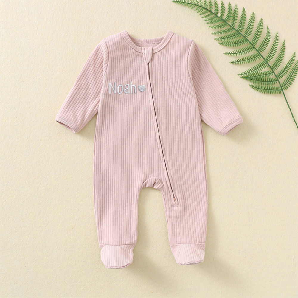 Personalized Embroidered Baby Announcement Outfit | CWBaby314