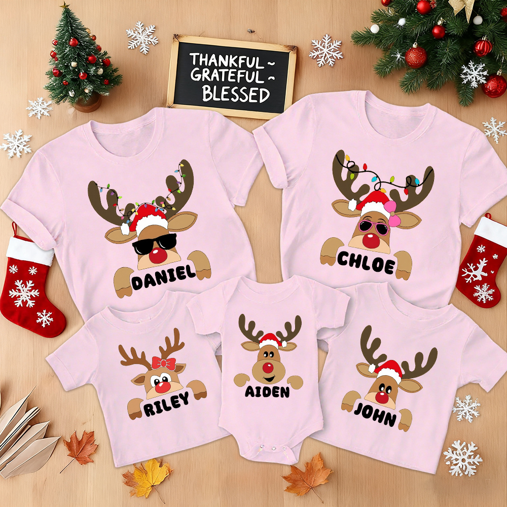 Personalized Christmas Matching Family Shirt | CWFamily120