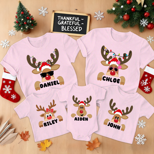 Personalized Christmas Matching Family Shirt | CWFamily120