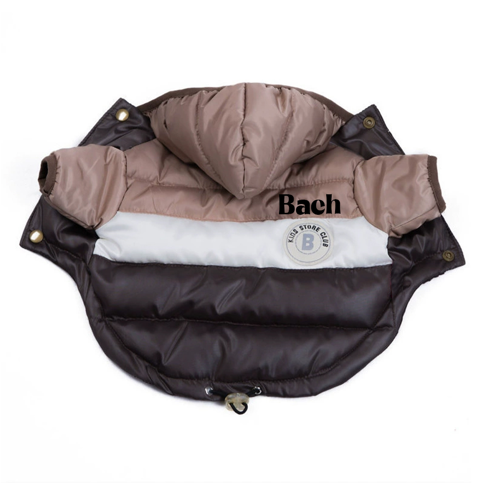 Personalized Pets Warm Lightweight Puffer Jacket | BKPet243