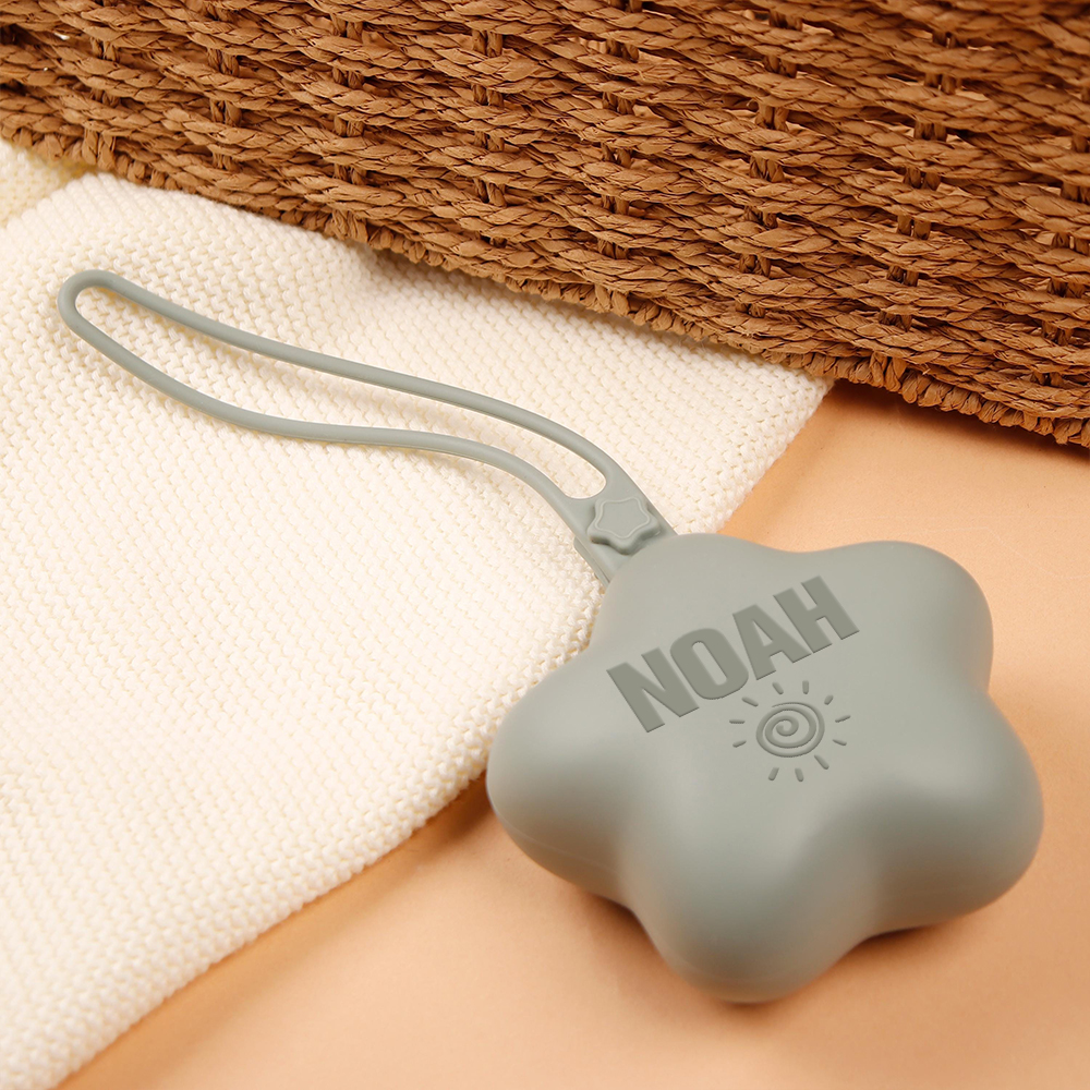 Personalized Baby Silicone Pacifier Storage Pouch | CWBaby331