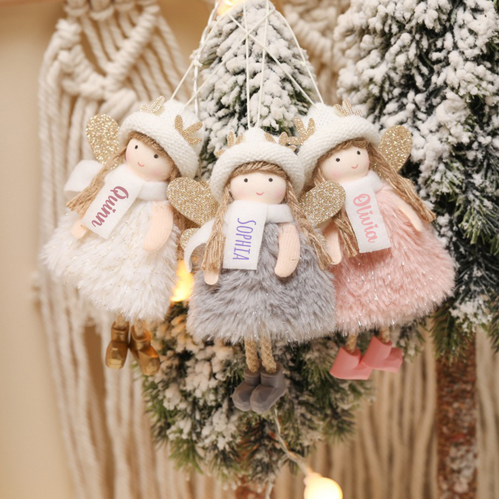 Personalized Christmas Lovely Angel Doll Decoration | MCGift189