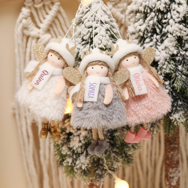 Personalized Christmas Lovely Angel Doll Decoration | MCGift189