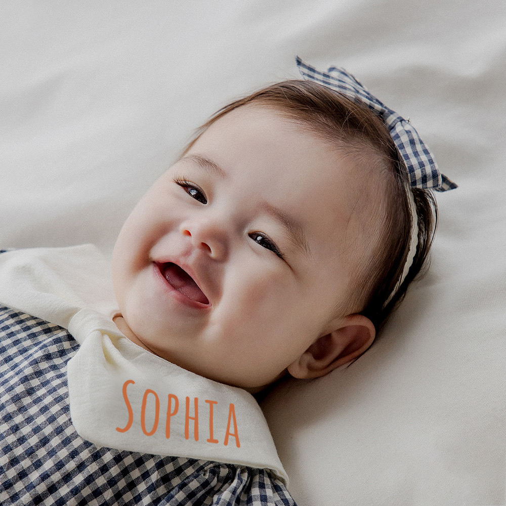 Personalized Baby Girl Lapel Plaid Romper | CWBaby332