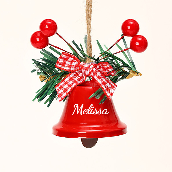 Personalized Jingle Bell Christmas Tree Ornament | MCGift193
