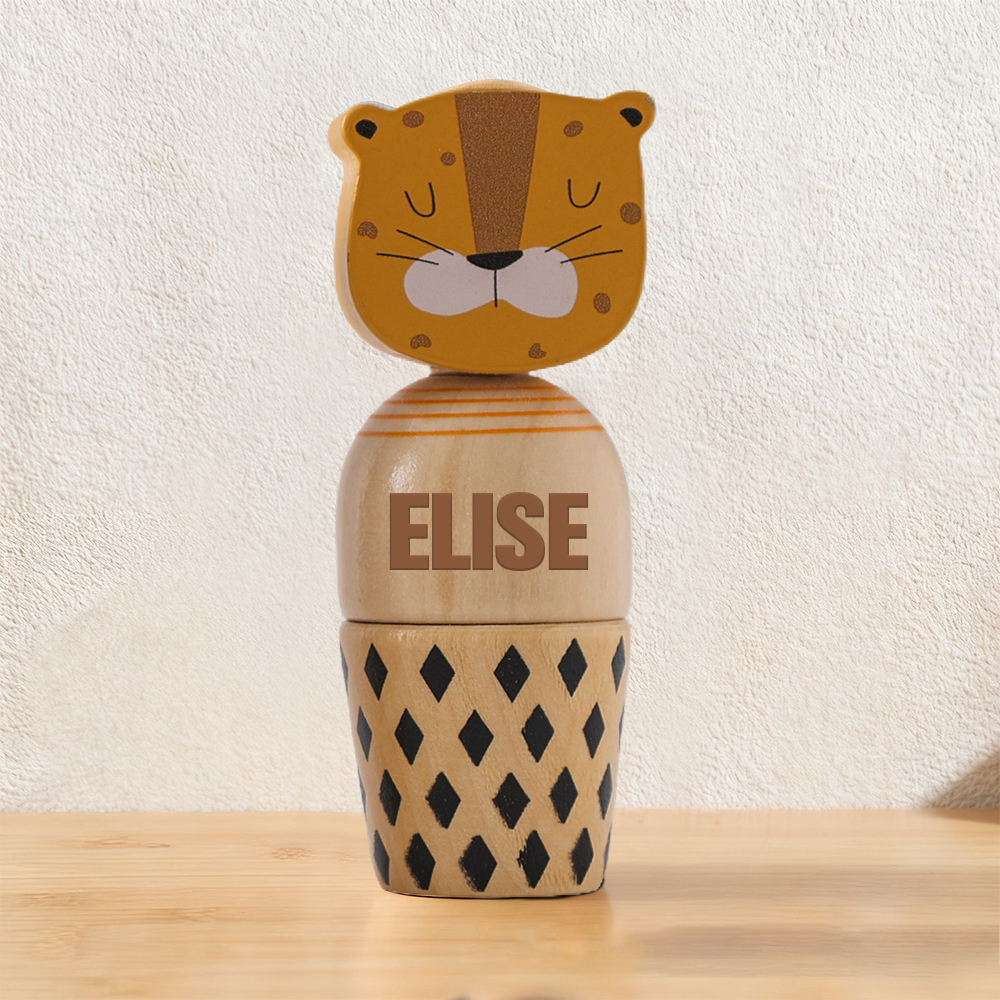 Personalized Wooden Animal Screw Jigsaw Exercises Toys | CWToy159