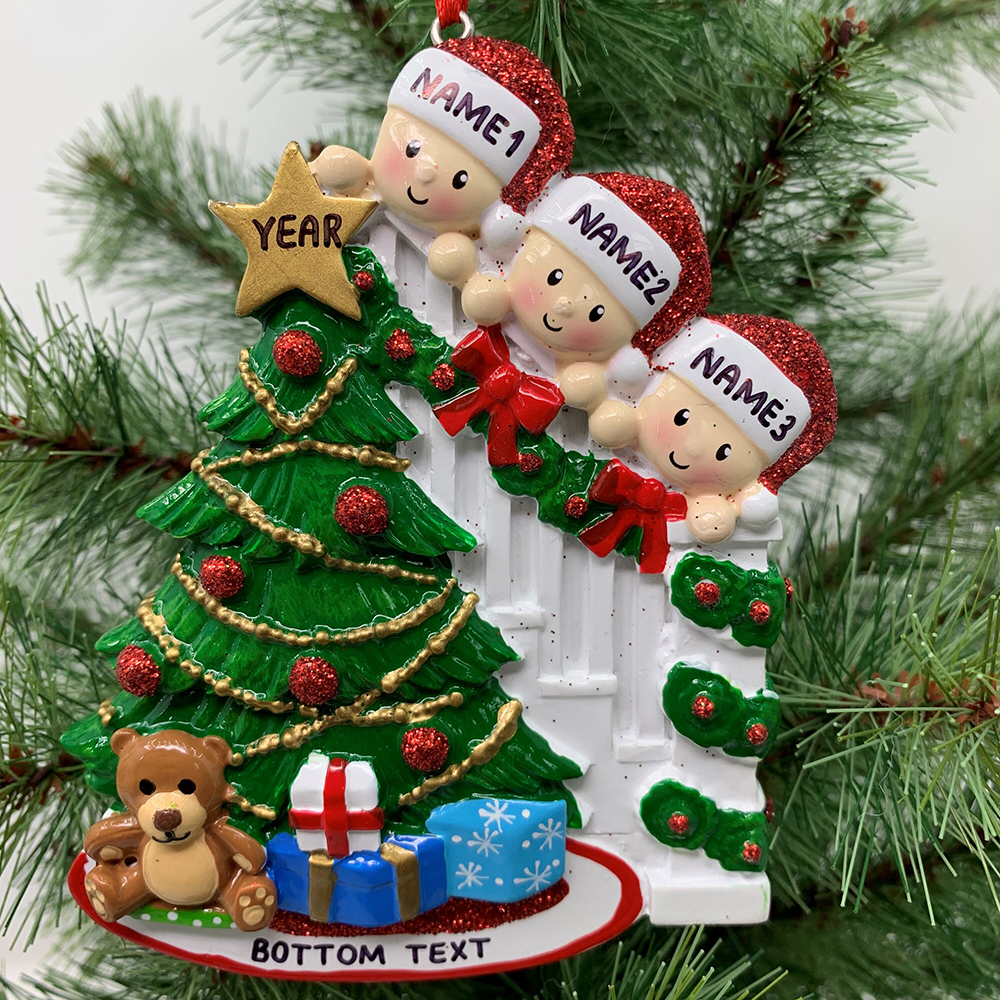 Personalised Christmas Tree Family Ornament | MCGift203