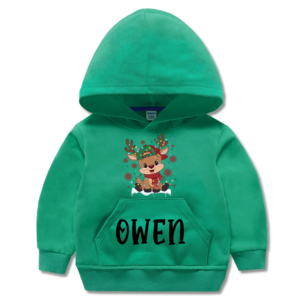 Personalized Kids Lovely Christmas Hoodie | MCGift221