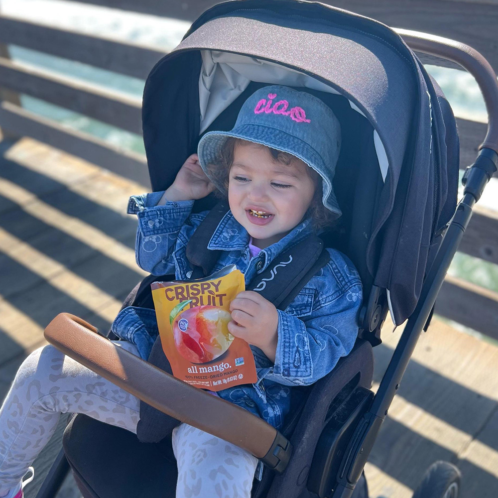Personalized Baby Hand Embroidery Denim Bucket Hat | CWBeach205