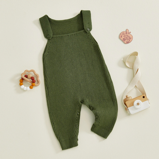 Personalized Hand Embroidered Baby Dungarees Romper | CWBaby356