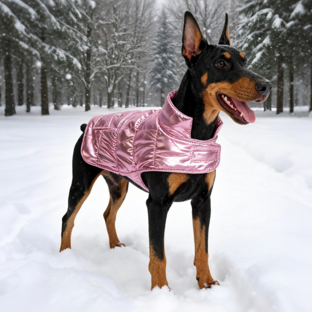 Personalized Pet Winter Warm Windproof Puffer Jacket | BKPet267