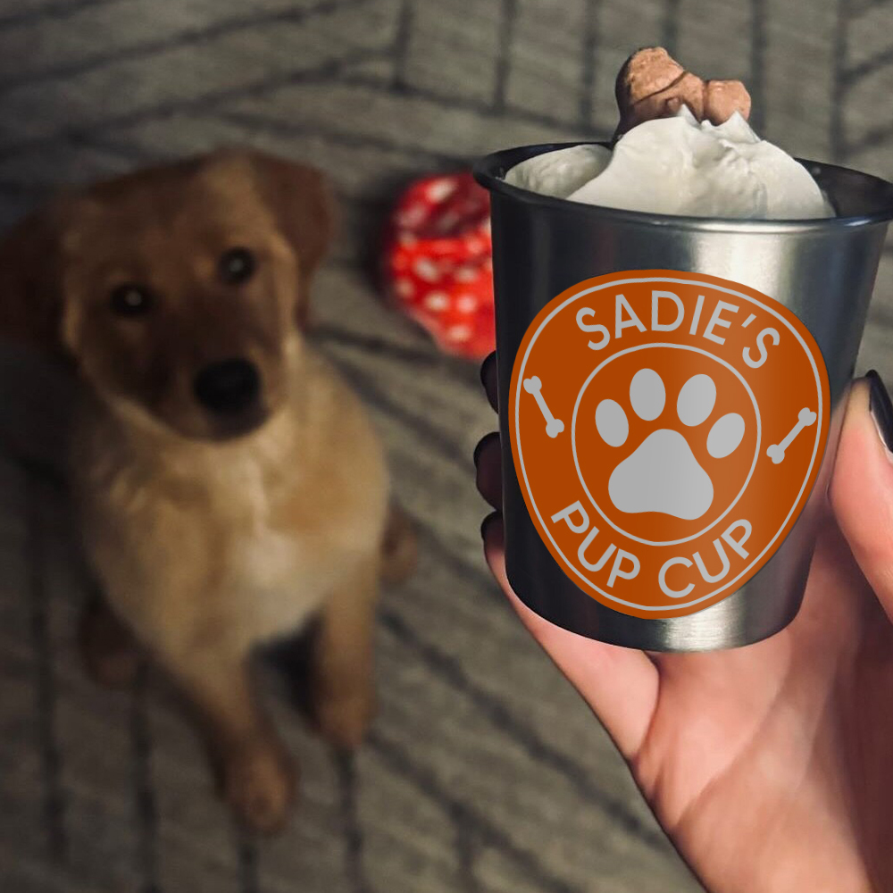Personalized Pet Stainless Steel Reusable Pup Cup Mug | BKPet26301