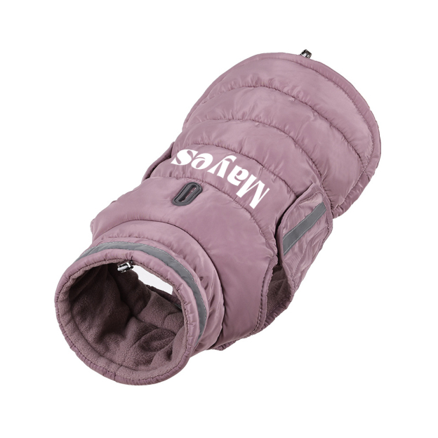 Personalized Pet Winter Warm Reflective Safety Puffer Vest | BKPet287