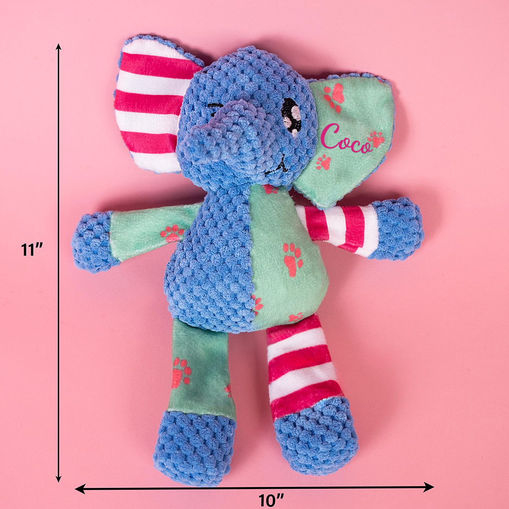 Personalized Pet Unique Elephant Squeaky Toy | BKPet294