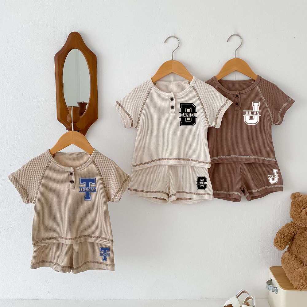 Personalized Baby Cotton Cozy Soft Outfit Set | CWBaby383