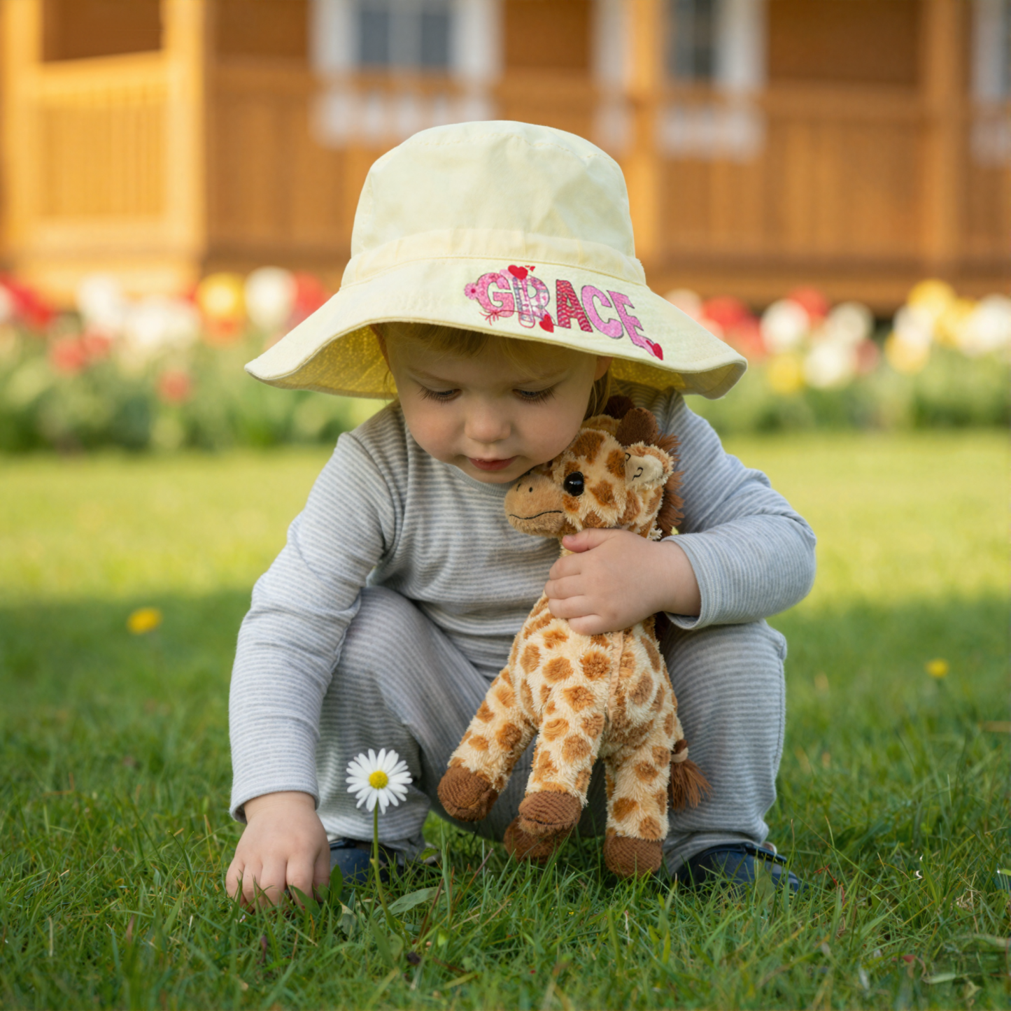Personalized Valentine's Summer Sun Protection Bucket Hat | ValGift01