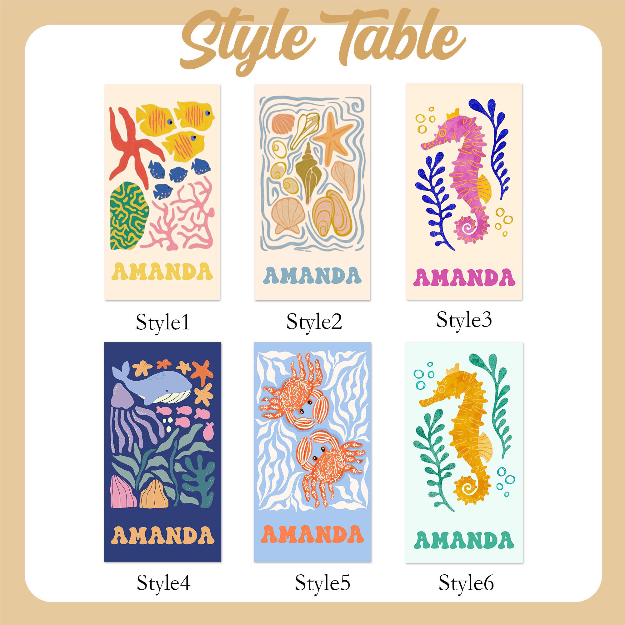 Personalized Lovely Kid Towel for Summer & Beach | CWTowel185