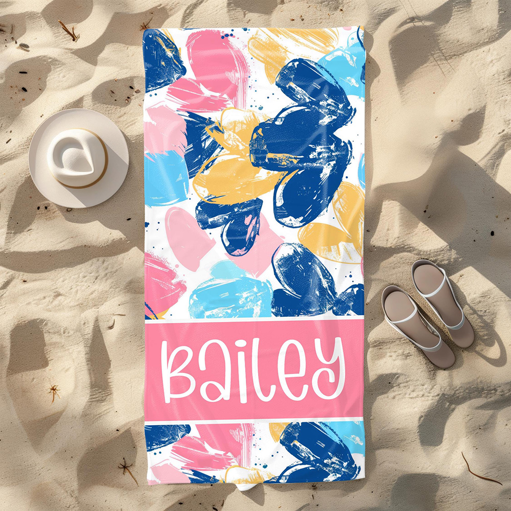 Personalized Lovely Kid Towel for Summer & Beach | CWTowel187