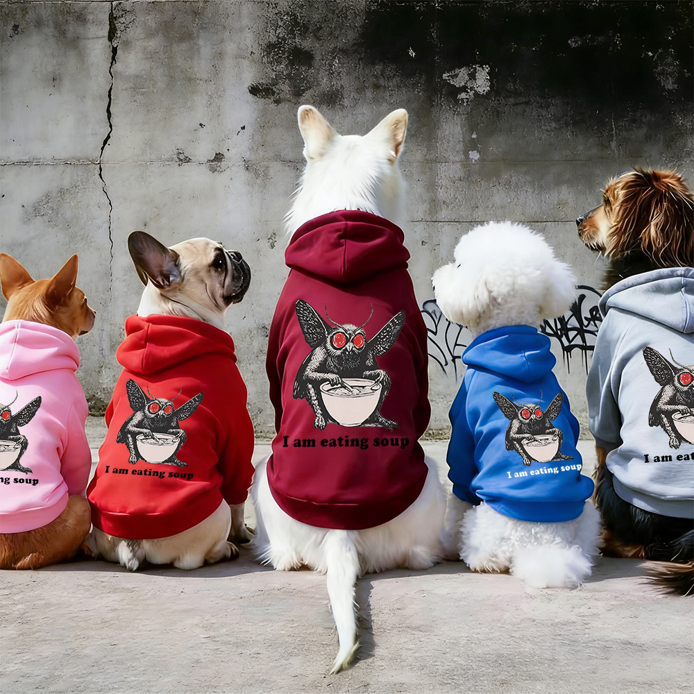 I Am Eating Soup Puppy Hoodie | BKPet318