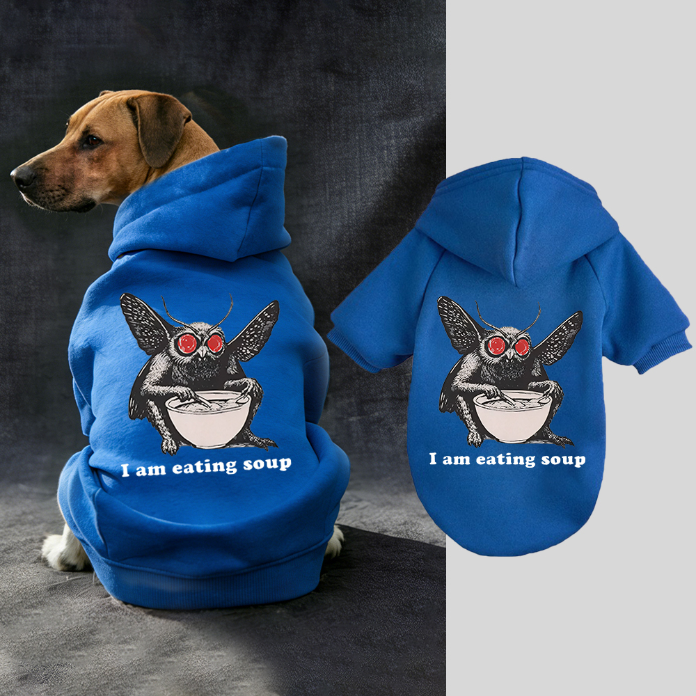 I Am Eating Soup Puppy Hoodie | BKPet318