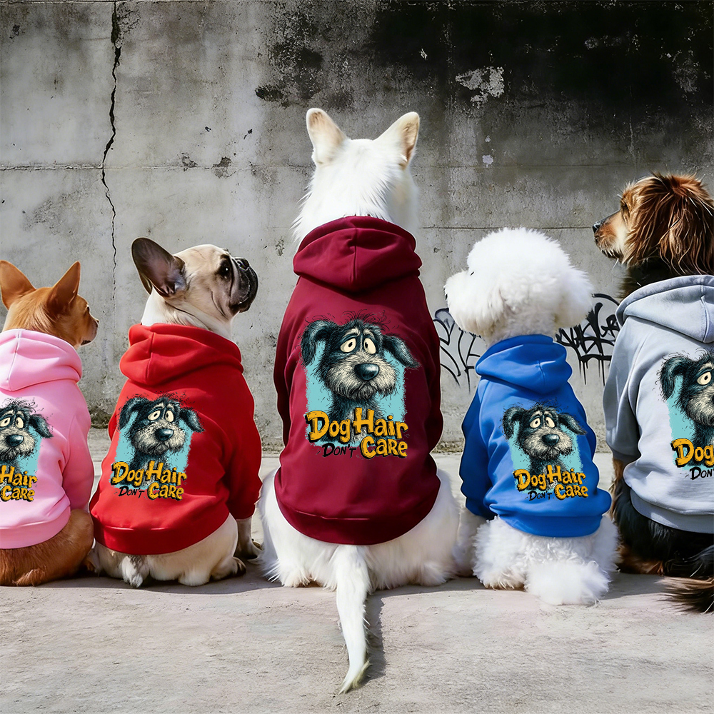 DOG HAIR DON'T CARE Puppy Hoodie | BKPet333