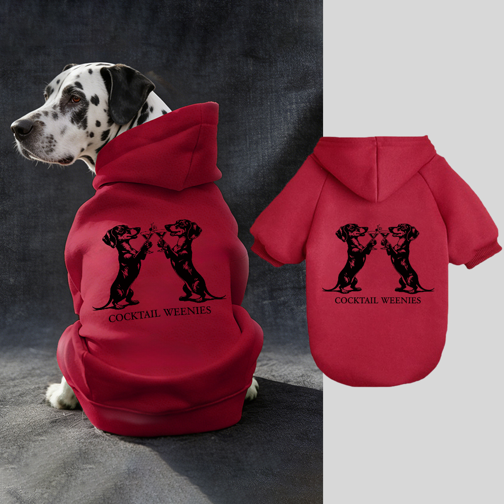 COCKTAIL WEENIES Puppy Hoodie | BKPet337