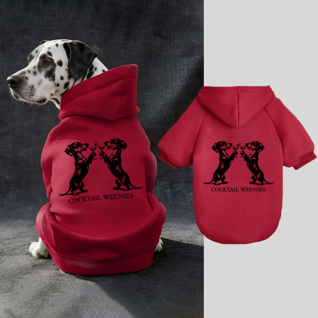 COCKTAIL WEENIES Puppy Hoodie | BKPet337