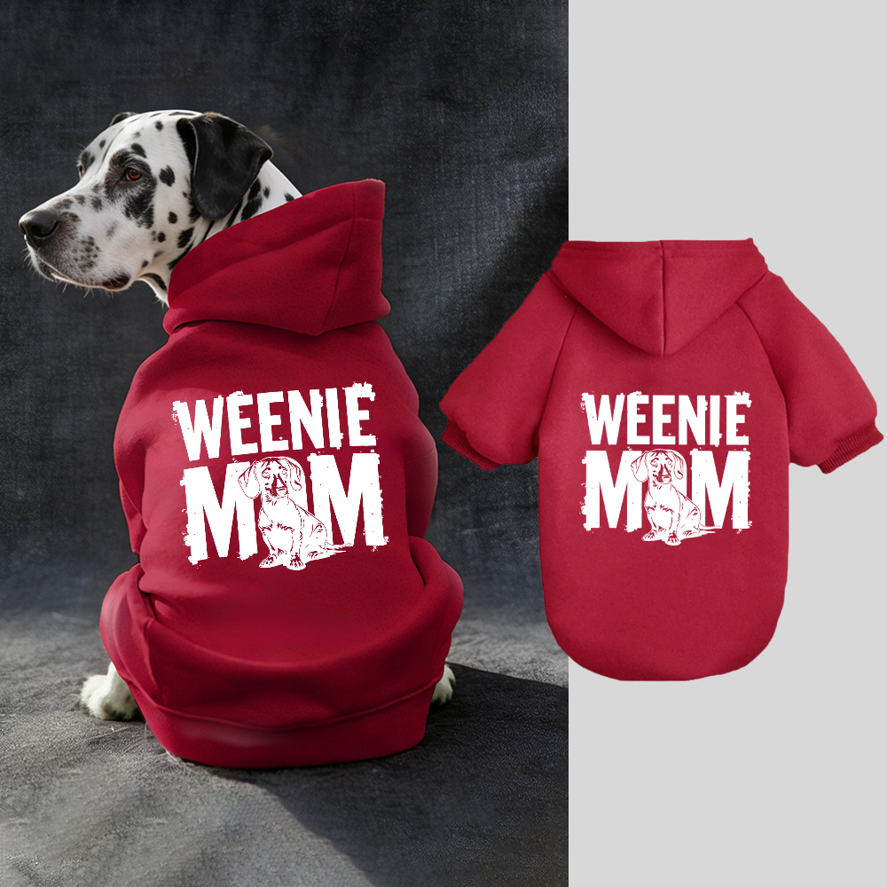 WEENIE MOM Puppy Hoodie | BKPet336