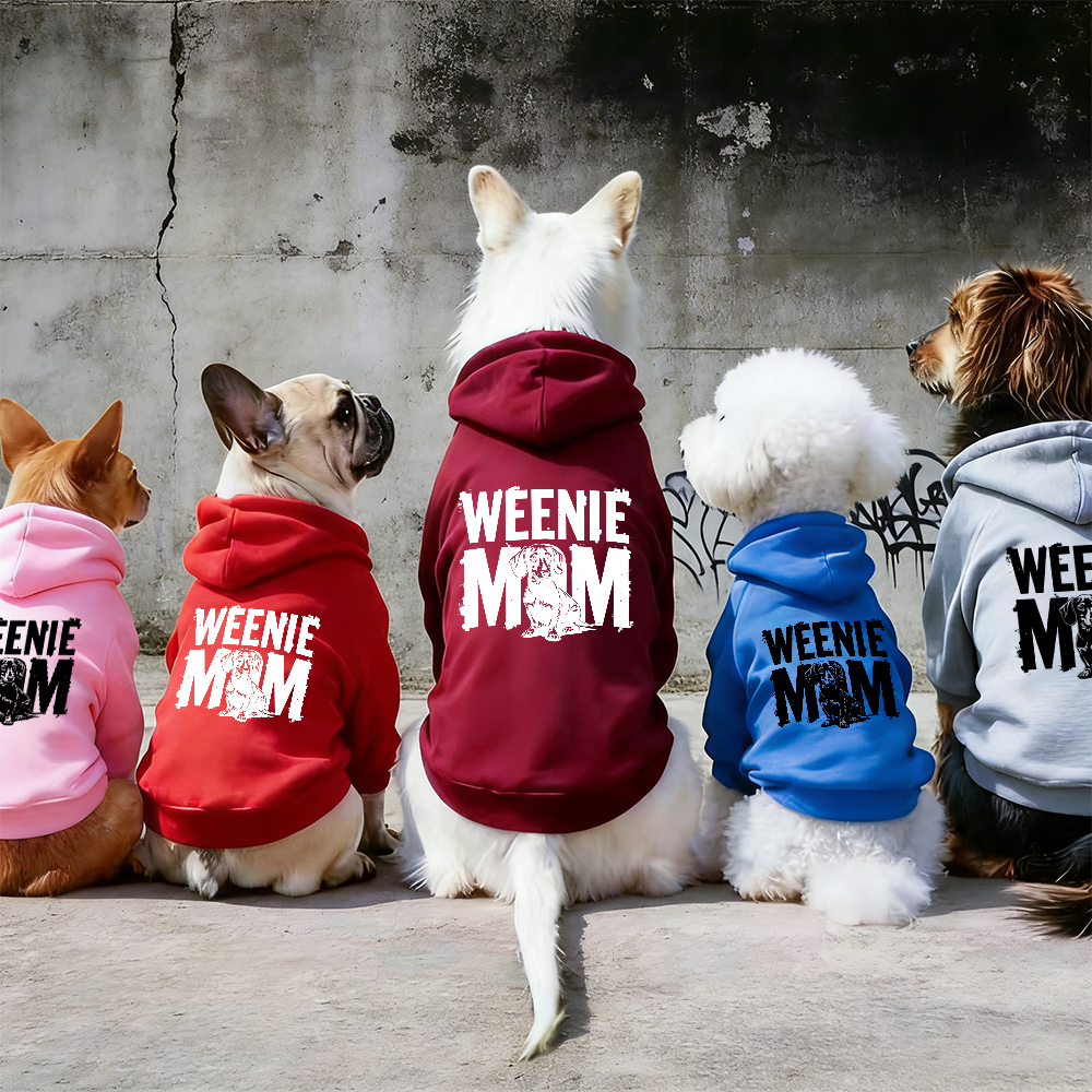 WEENIE MOM Puppy Hoodie | BKPet336