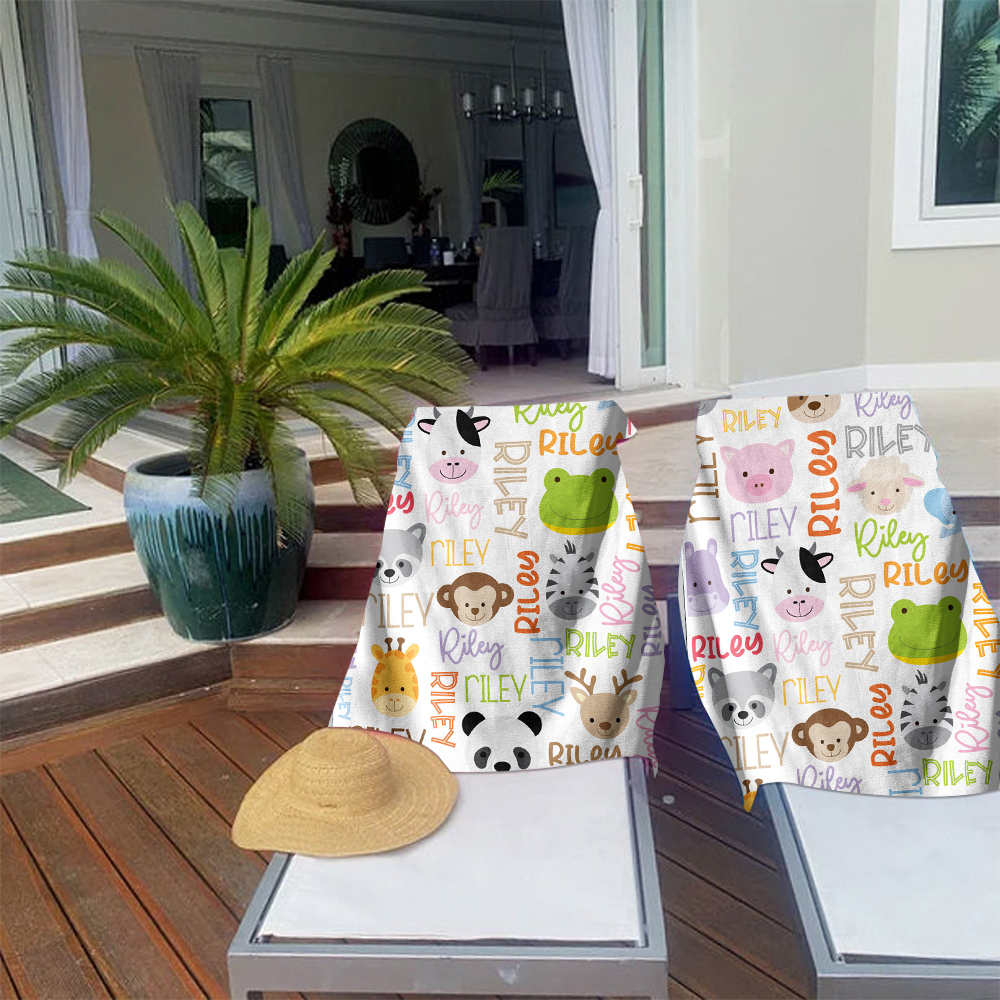 Personalized Lovely Kid Towel for Summer & Beach | CWTowel57