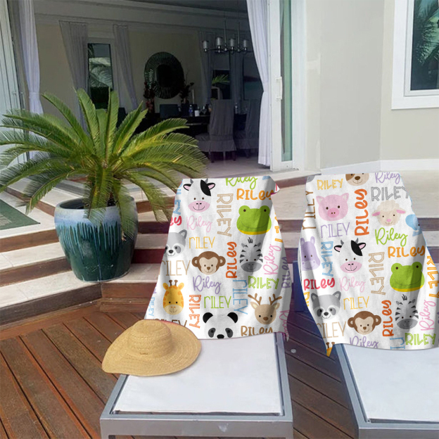 Personalized Lovely Kid Towel for Summer & Beach | CWTowel57