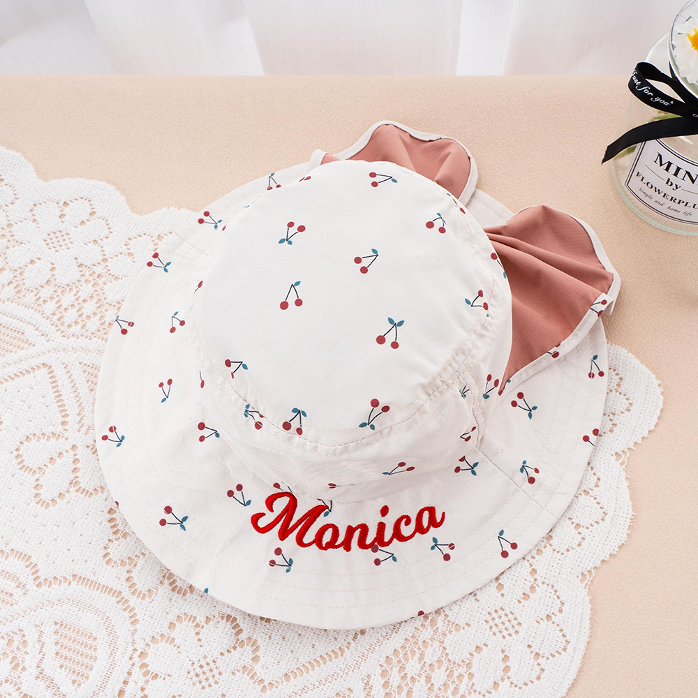 Personalized Embroidery Colourful Bucket Hat | CWBeach156