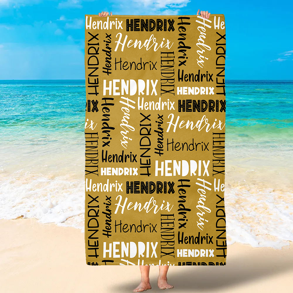 Personalized Lovely Kid Towel for Summer & Beach | CWTowel59
