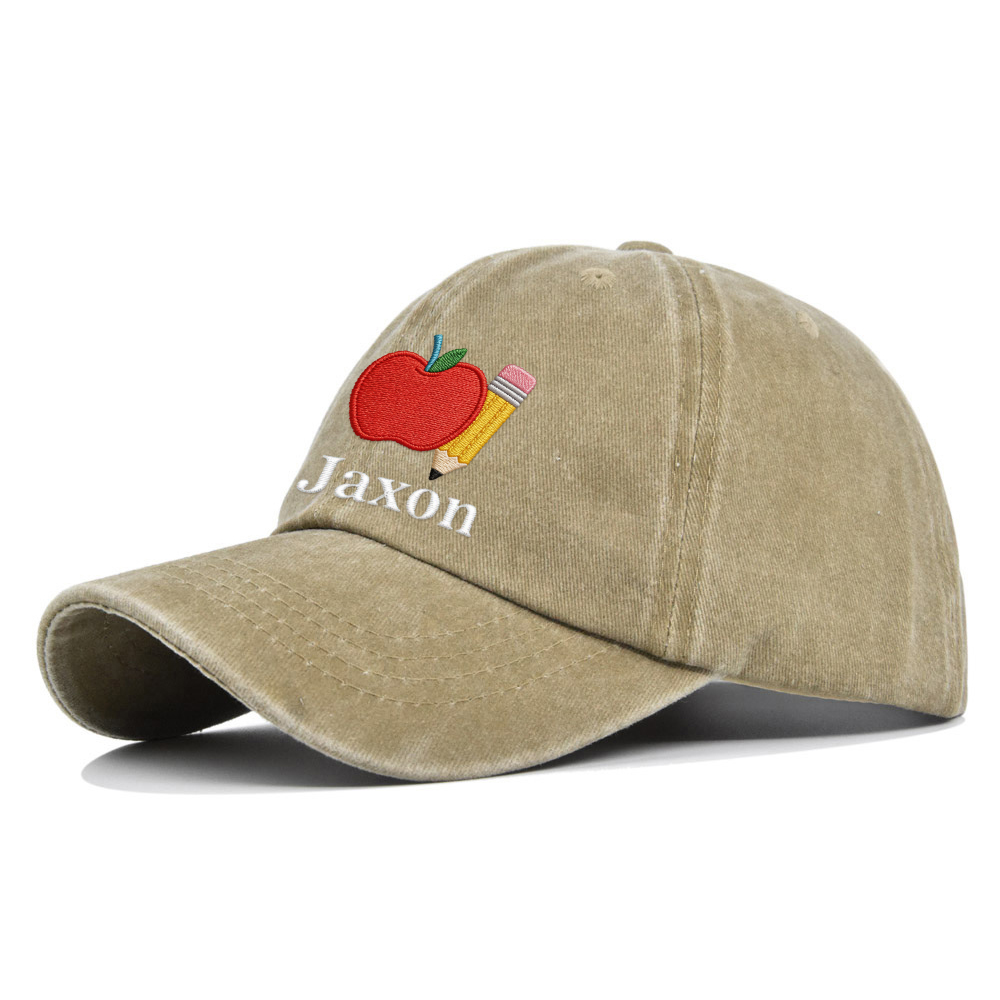 Personalized Embroidery Cute Icon Summer Baseball Hat For Kid | Hskid82