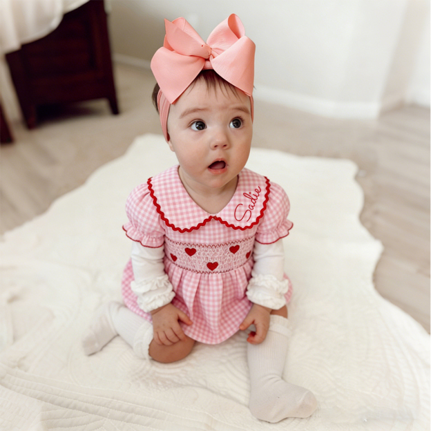 Personalized Baby Girl Valentine's Day Lovely Dress | ValGift15
