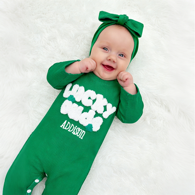Personalized St. Patrick's Day Baby Outfit Set | CWBaby396