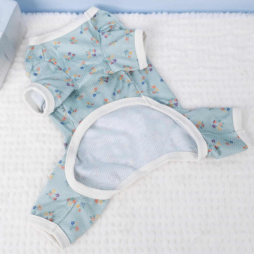 Personalized Embroidery Pet Cozy Cotton Sleepwear Pajamas | BKPet397