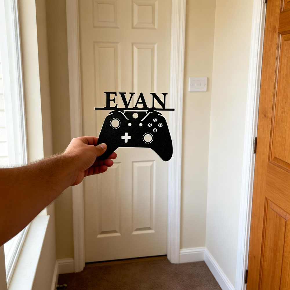 Personalized Kid's Bedroom Game Door Sign | CWBaby421