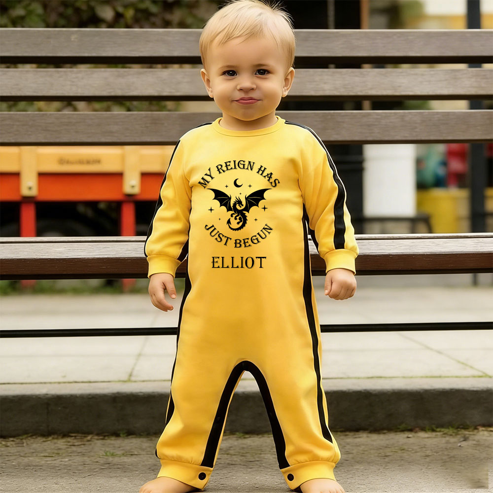 Personalized Baby My Reign Dragon Romper | CWBaby432