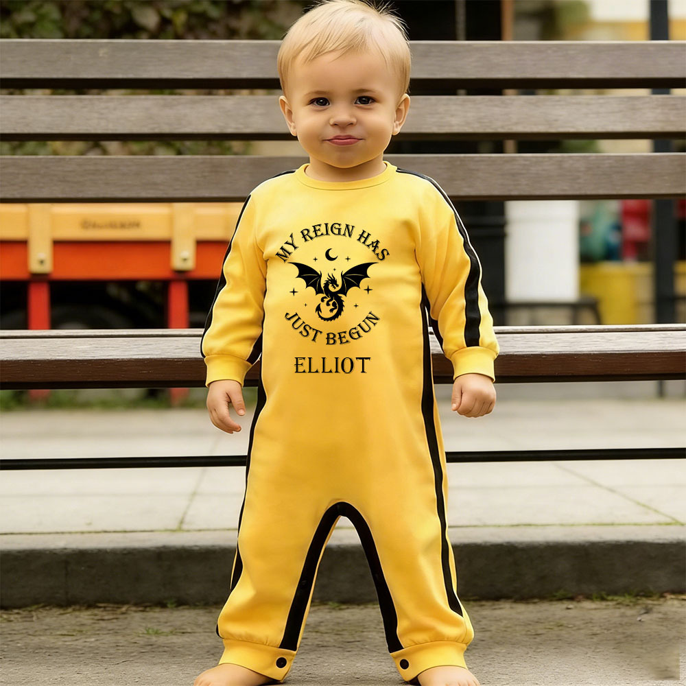 Personalized Baby My Reign Dragon Romper | CWBaby432