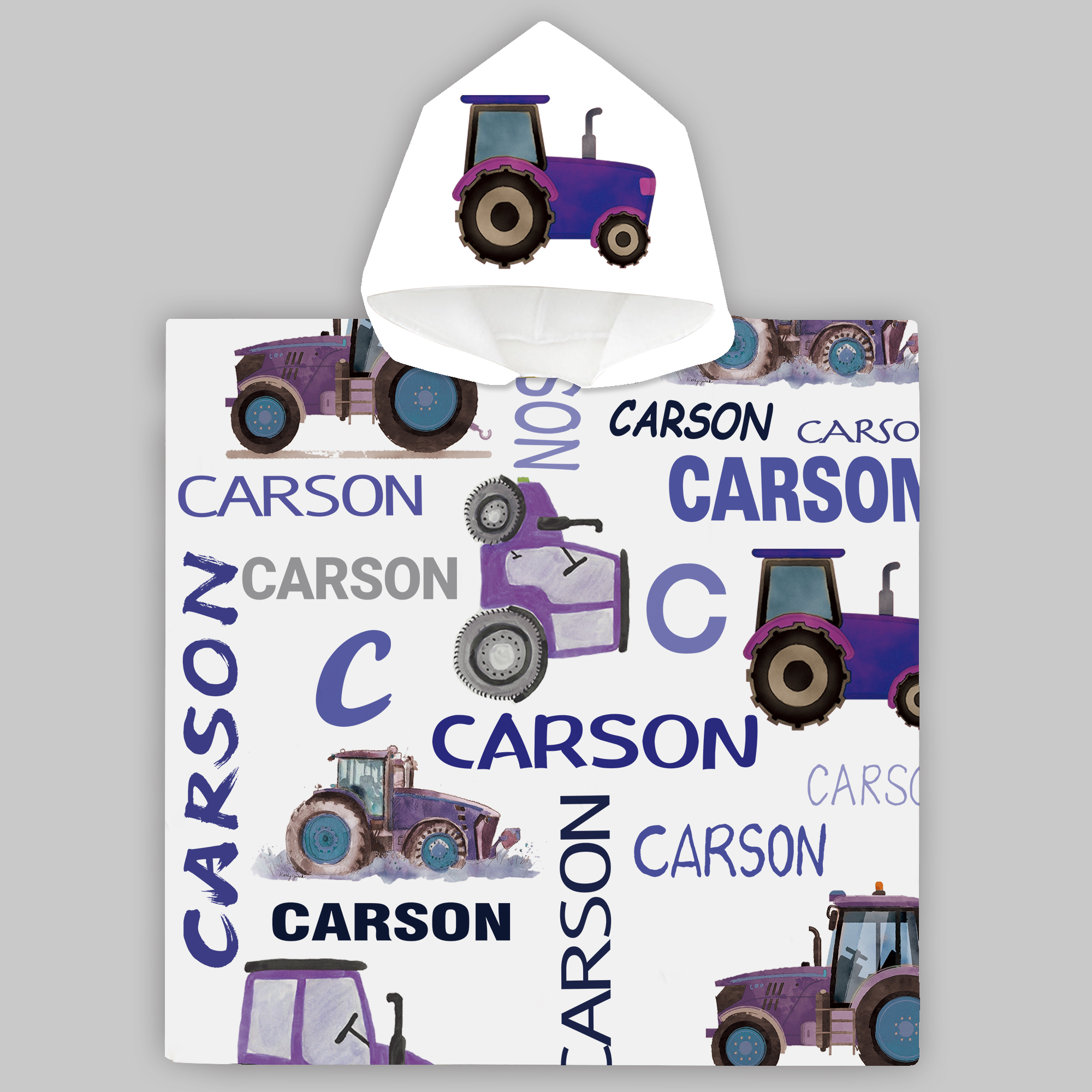 Personalized Hooded Beach Towel for Summer & Beach | CWHTowel07
