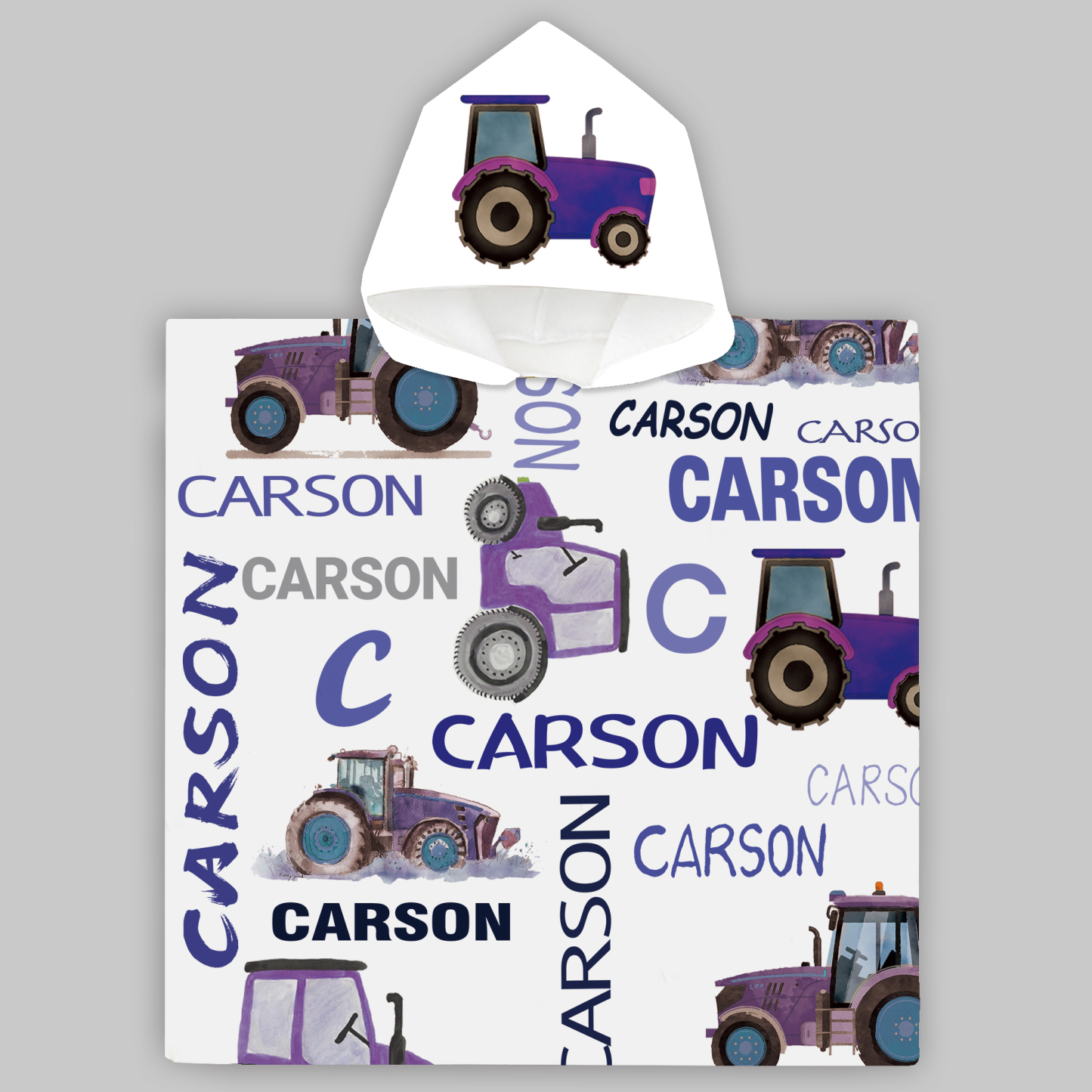 Personalized Hooded Beach Towel for Summer & Beach | CWHTowel07