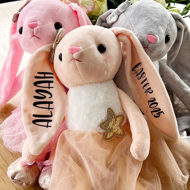 Personalized Kid Ballerina Bunny Plush Doll | CWToy178