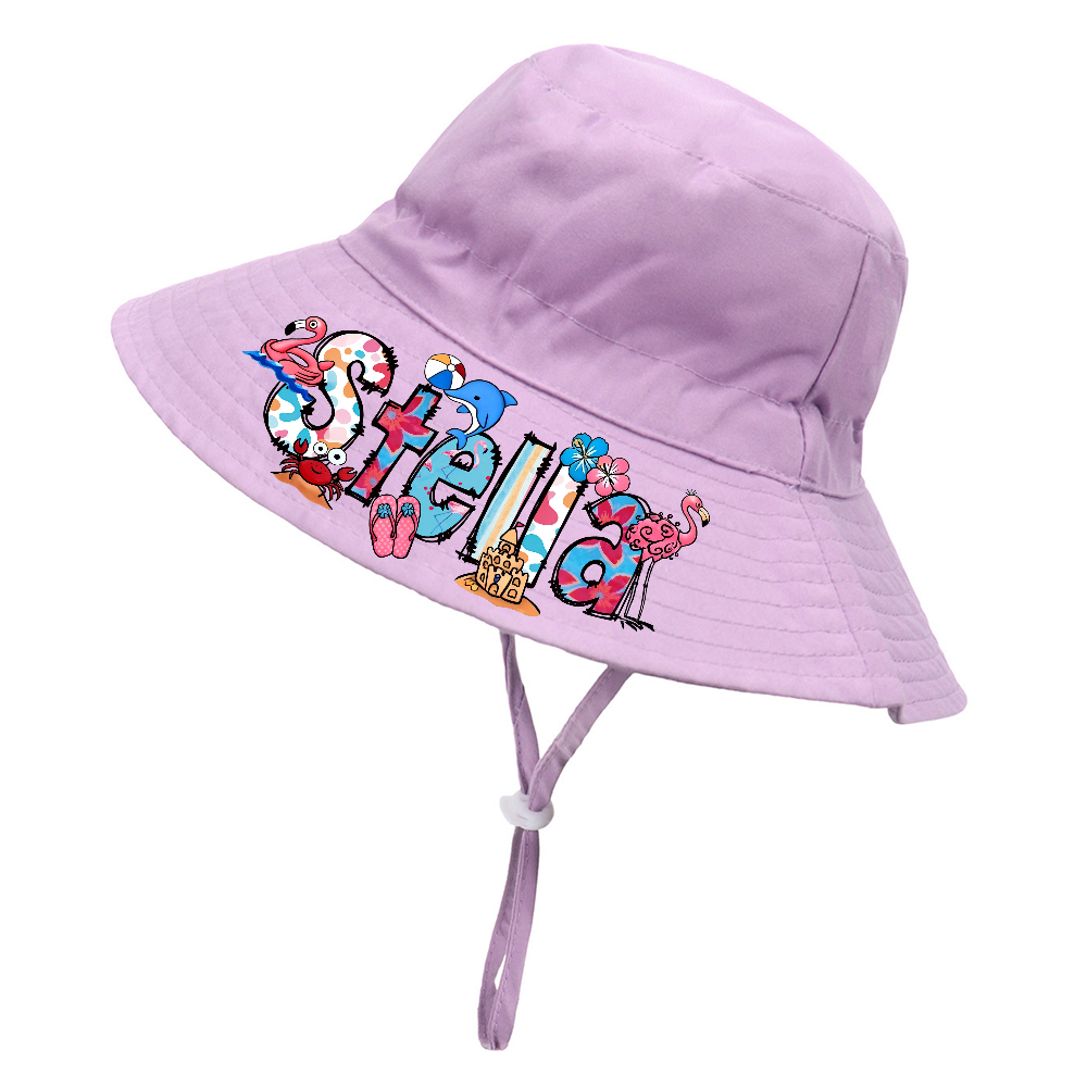 Personalized Cute Design Summer Bucket Hat for Comfort & Unique | CWBeach208