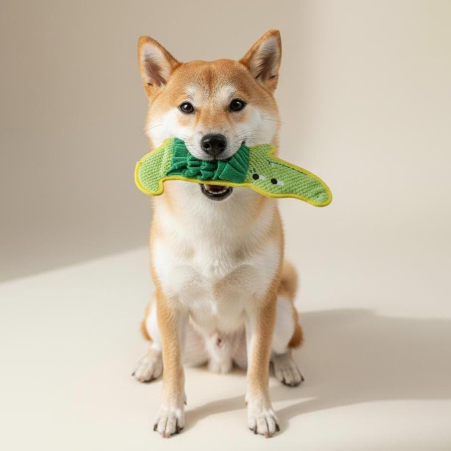 Creative Plush Sound Crocodile Snuffle Pet Toy | BKPet432