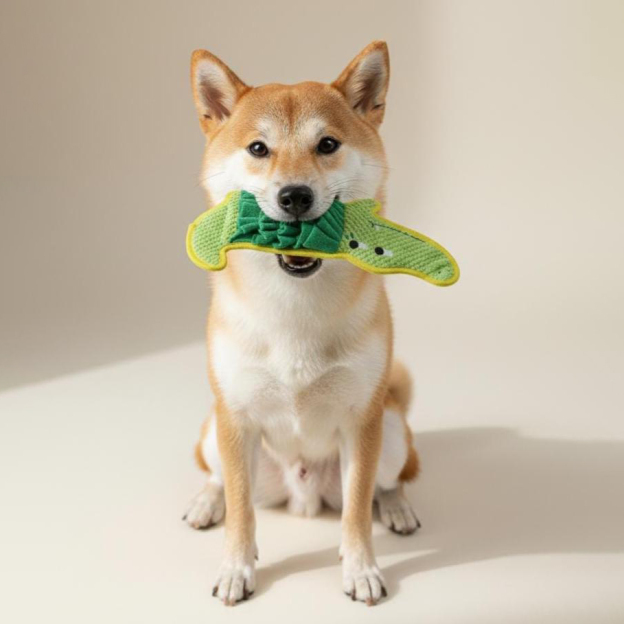 Creative Plush Sound Crocodile Snuffle Pet Toy | BKPet432